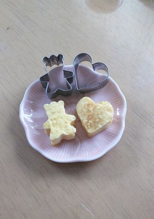 幼稚園お弁当に可愛い簡単型抜き卵焼き♪-レシピのメイン写真