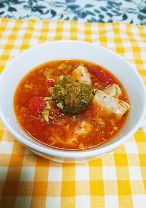 ゴロゴロ野菜の食べるスープ-レシピのメイン写真