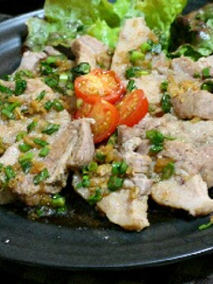 簡単!!蒸し豚の香味ソース☆-レシピのメイン写真