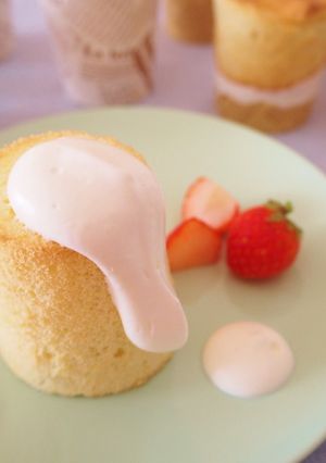 ながいもふわふわシフォンケーキ-レシピのメイン写真