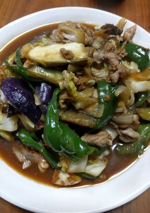 ごま香るチンジャオロース風簡単野菜炒め-レシピのメイン写真
