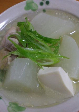 塩＆酒だけ　シンプルな鶏大根のスープ煮♡-レシピのメイン写真