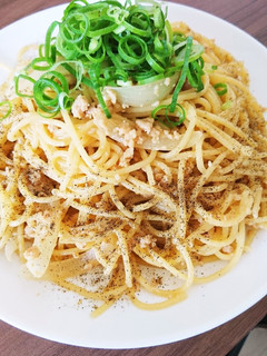 そぼろリメイク!ガリバタマヨ醤油パスタ!-レシピのメイン写真