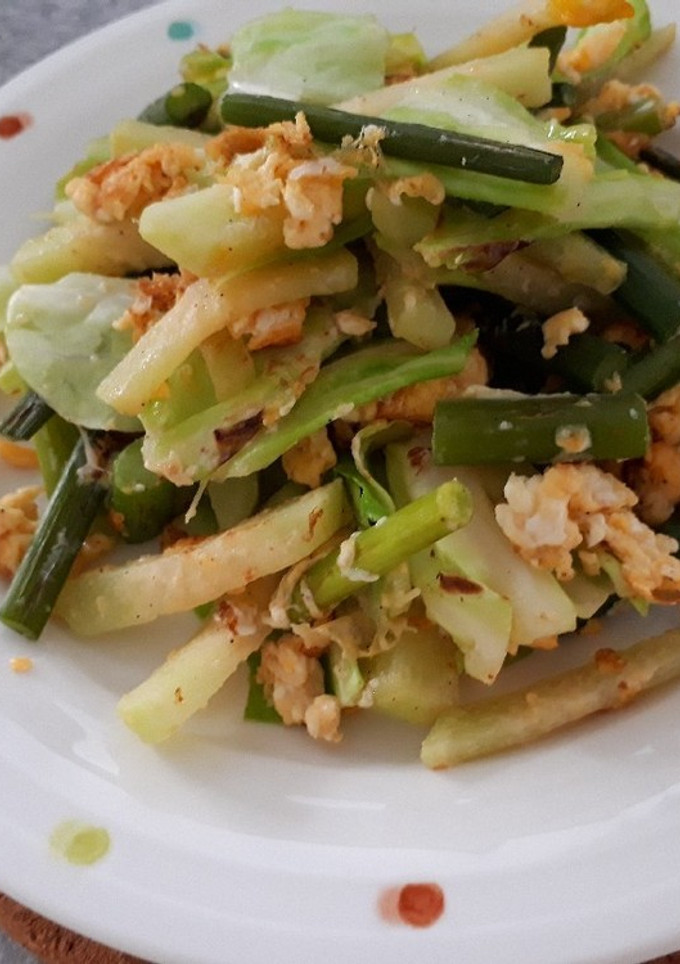 野菜炒めの卵とじ-レシピのメイン写真