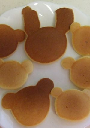 子供が喜ぶ♪くまちゃんホットケーキ-レシピのメイン写真