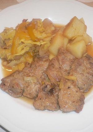 豚肉とリンゴの煮込み-レシピのメイン写真
