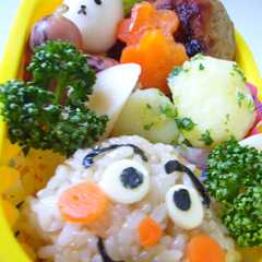 キャラ弁　カレーパンマン-レシピのメイン写真