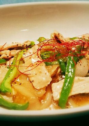 豚のペッパーしょうが焼き-レシピのメイン写真