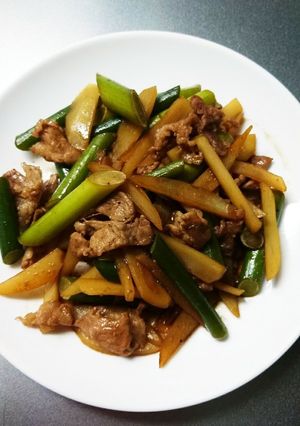 豚肉ニンニクの芽じゃがいも炒め-レシピのメイン写真