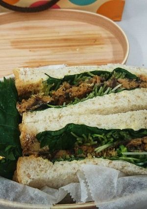 イワシの蒲焼きサンド-レシピのメイン写真