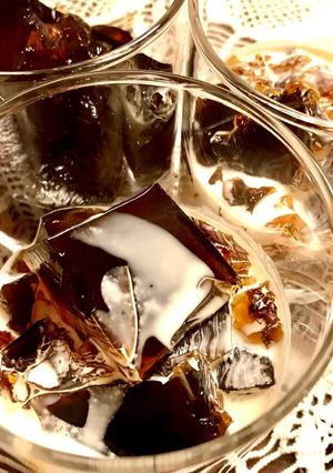 甘さ控えめぷるるん☆ほろ苦コーヒーゼリー-レシピのメイン写真