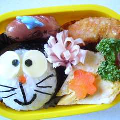キャラ弁　どらえもん-レシピのメイン写真