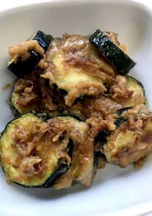 簡単！ズッキーニの味噌チーズ炒め-レシピのメイン写真