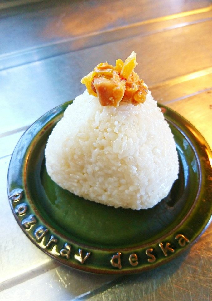 壷漬けと唐揚げの絶品おにぎり-レシピのメイン写真