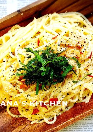 明太子パスタ☆ペペロンチーノ☆-レシピのメイン写真