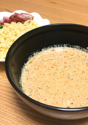 辛ラーメンで!絶品豆乳旨辛つけ麺-レシピのメイン写真