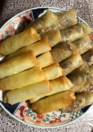 肉春巻きとチーズ春巻き-レシピのメイン写真