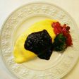 チーズinオムライス★ハンバーグソース