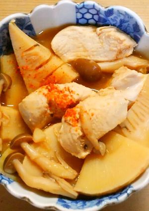 簡単 おかず❃たけのこと鶏むね肉の味噌煮-レシピのメイン写真