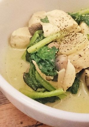 低糖質☆鶏胸肉とほうれん草のカレー煮-レシピのメイン写真