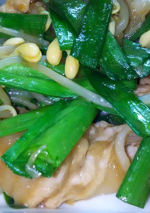 レバニラじゃなくて ぶたニラ炒め-レシピのメイン写真