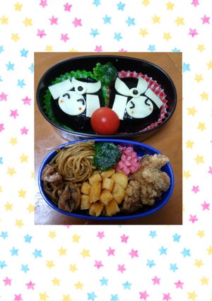 簡単５月弁当は簡単かぶと弁✨-レシピのメイン写真