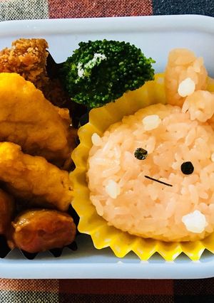 ⌘すみっこぐらしのふろしき⌘キャラ弁-レシピのメイン写真