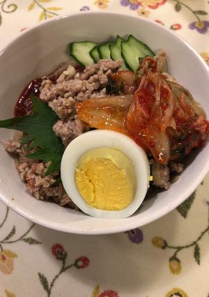 豚そぼろでビビン麺-レシピのメイン写真