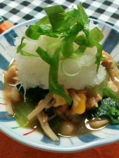 ツナ缶煮ちゃいました。(おろし乗っけ☆)-レシピのメイン写真