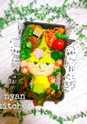 『スナフキン♡』弁当♡キャラ弁♡-レシピのメイン写真