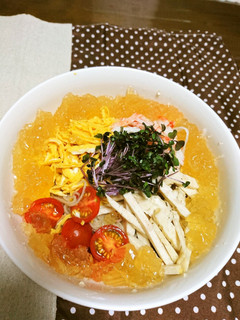 ジュレが美味しい~ジュレふるる冷麺♪-レシピのメイン写真