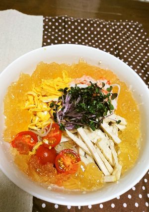 ジュレが美味しい～ジュレふるる冷麺♪-レシピのメイン写真