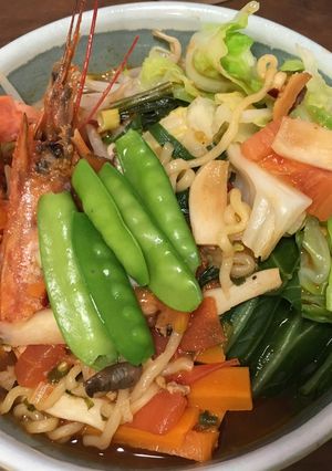 アラビアータ風ラーメン-レシピのメイン写真