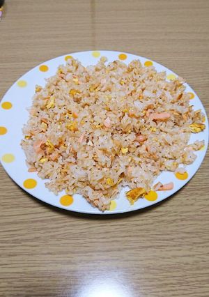 バターサーモンマヨネーズチャーハン-レシピのメイン写真