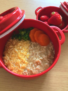 離乳食☆とろとろ二色丼☆後期頃から-レシピのメイン写真