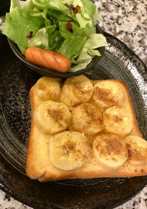 超簡単！バナナトースト♫-レシピのメイン写真