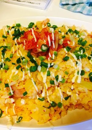 キムマヨ炒飯-レシピのメイン写真