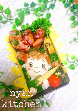 『めいちゃんとﾄｳﾓﾛｺｼ』キャラ弁♡-レシピのメイン写真