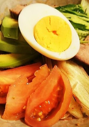 野菜たっぷりヘルシービビン冷麺-レシピのメイン写真