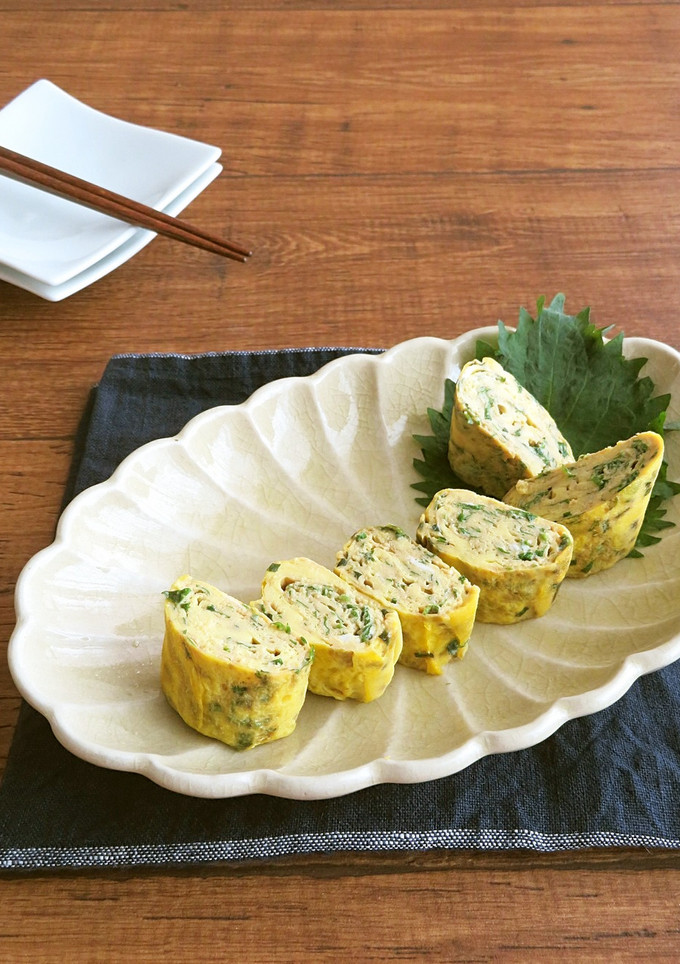 白だしで簡単☆しそ風味の出汁巻き卵-レシピのメイン写真