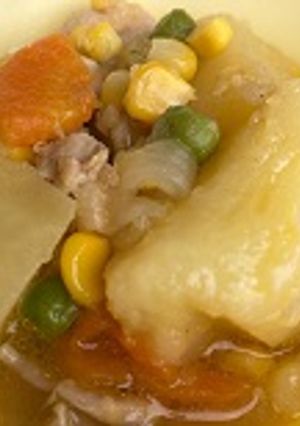 じゃがいもとコーンのバター煮#豊明市給食-レシピのメイン写真