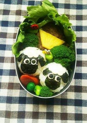 初級者向け！ひつじのショーン弁当！-レシピのメイン写真