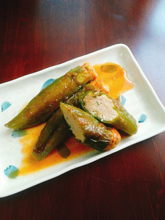 万願寺唐辛子の肉詰め-レシピのメイン写真