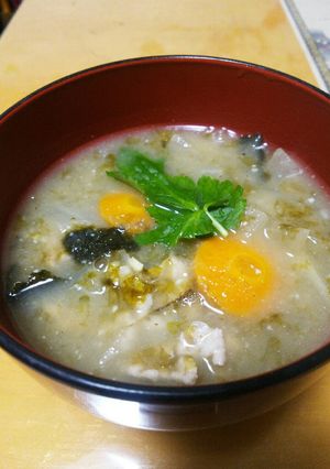 味付海苔のお味噌汁-レシピのメイン写真