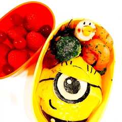 ミニオン弁当-レシピのメイン写真