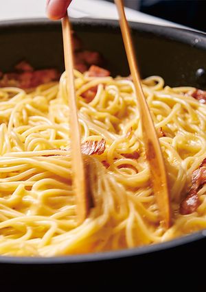 テンプパンでつくるカルボナーラ-レシピのメイン写真