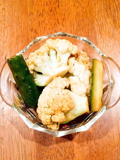 カレー風味のカリフラワーと胡瓜のピクルス-レシピのメイン写真