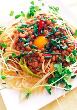納豆パスタ★激うま★簡単★10分-レシピのメイン写真