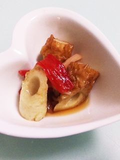 ☆レンチン☆ちくわとカニカマの煮物-レシピのメイン写真