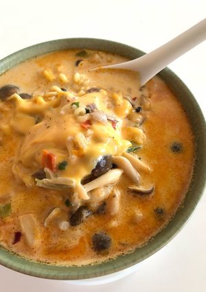 チーズとミルクの辛さまろやか辛ラーメン-レシピのメイン写真